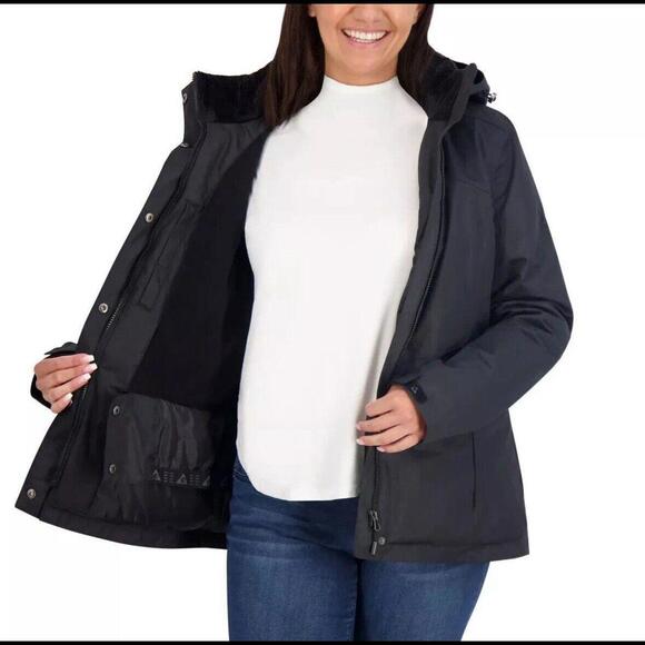 Gerry Ladies' Snow Jacket Black Size XL - Picture 2 of 5